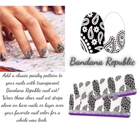 Color Street Accessories - Color Street Bandana Republic Nail Polish Strips